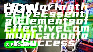"Exploring the Five Essential Elements of Effective Communication for Success"